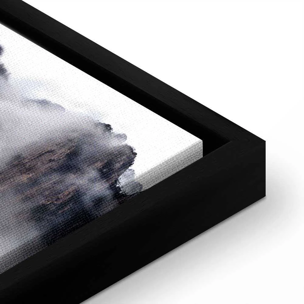 Artgeist Paveikslas - High Mountains in Mist (1-part) - Landscape of Clouds Amid Rocks