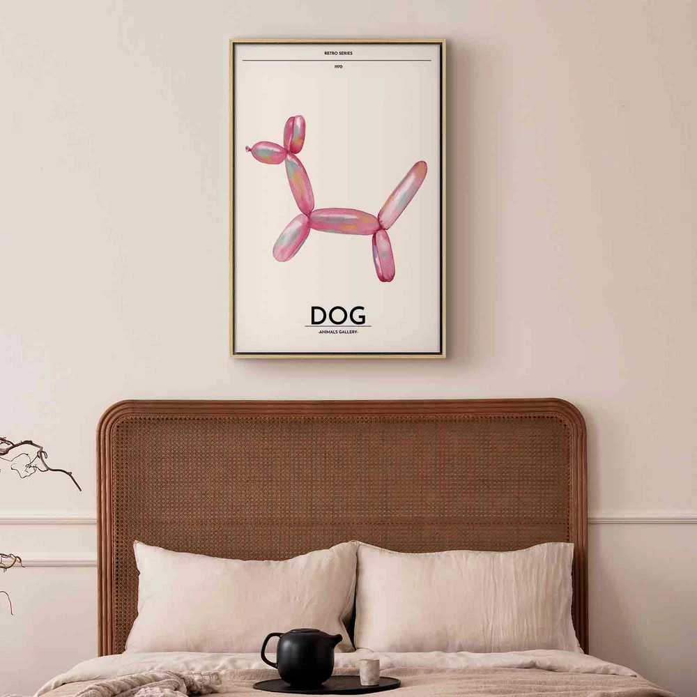 Artgeist Paveikslas - Holo-Dog - Colorful Dog in Retro Style