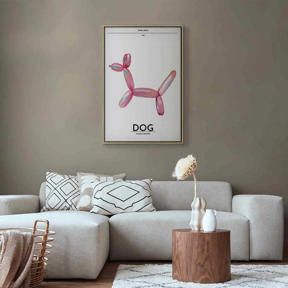 Artgeist Paveikslas - Holo-Dog - Colorful Dog in Retro Style