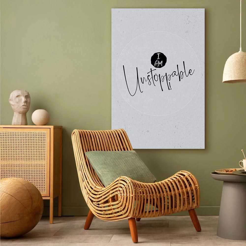 Artgeist Paveikslas - I Am Unstoppable (1 Part) Vertical