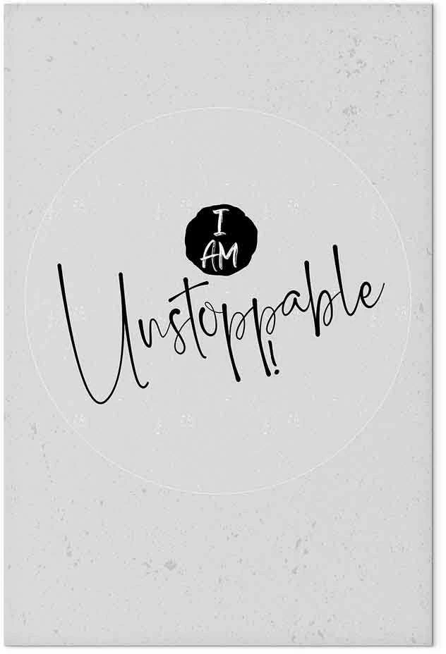 Artgeist Paveikslas - I Am Unstoppable (1 Part) Vertical