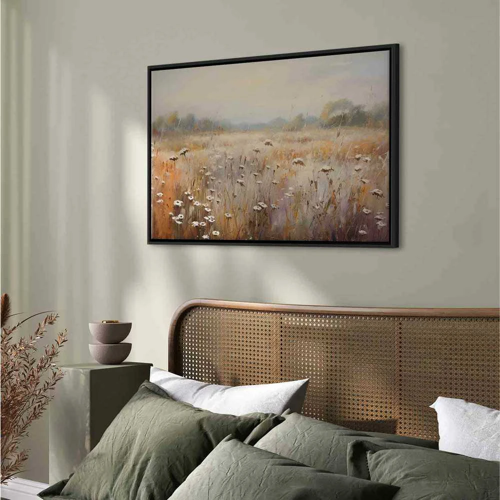 Artgeist Paveikslas - Impressionist meadow – field landscape in a pastel colour palette