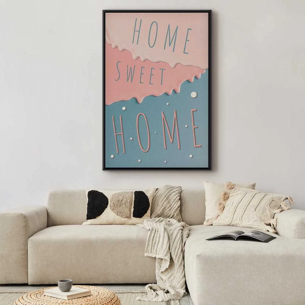 Artgeist Paveikslas - Inscriptions: Home Sweet Home (1 Part) Vertical
