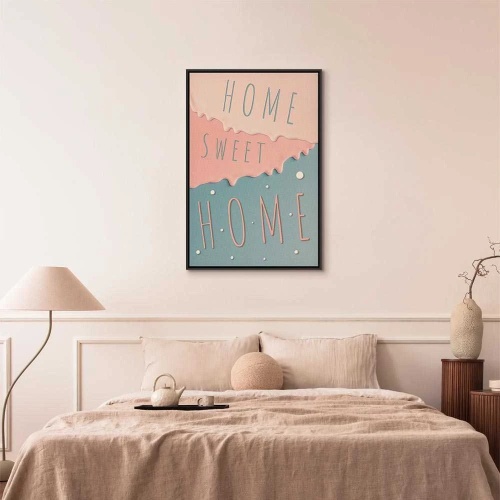 Artgeist Paveikslas - Inscriptions: Home Sweet Home (1 Part) Vertical