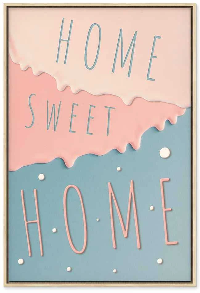Artgeist Paveikslas - Inscriptions: Home Sweet Home (1 Part) Vertical