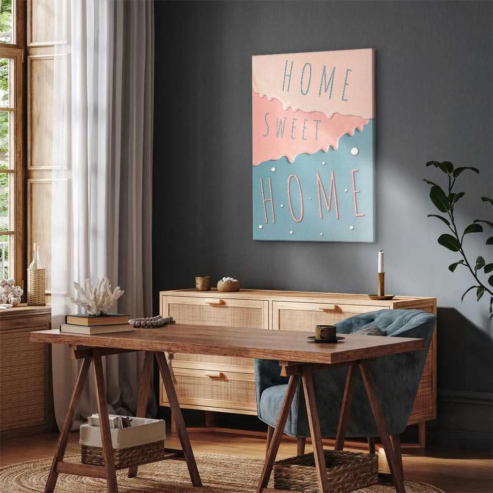 Artgeist Paveikslas - Inscriptions: Home Sweet Home (1 Part) Vertical
