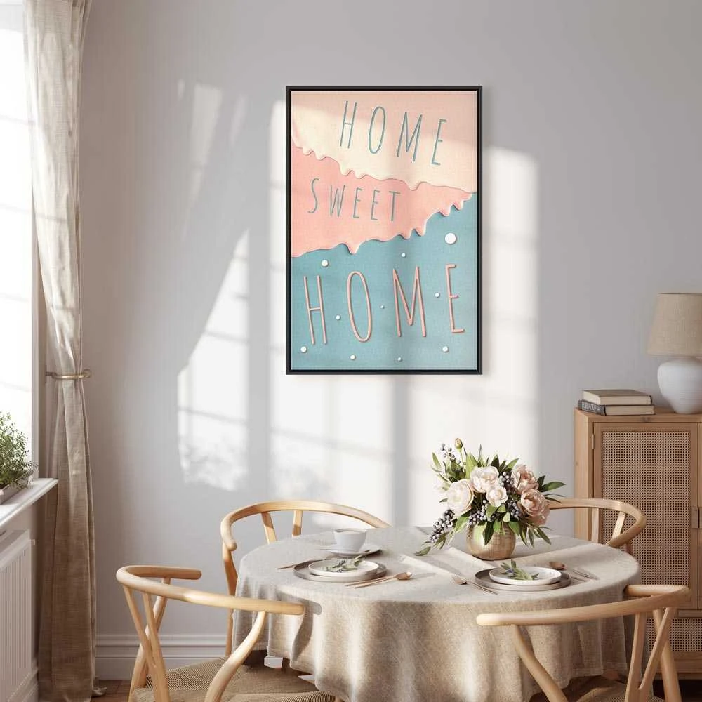 Artgeist Paveikslas - Inscriptions: Home Sweet Home (1 Part) Vertical