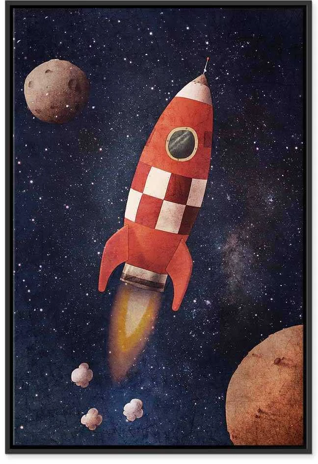 Artgeist Paveikslas - Into the Unknown by Rocket (1 Part) Vertical