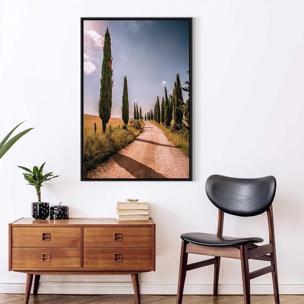 Artgeist Paveikslas - Italian cypresses (1 Part) Vertical