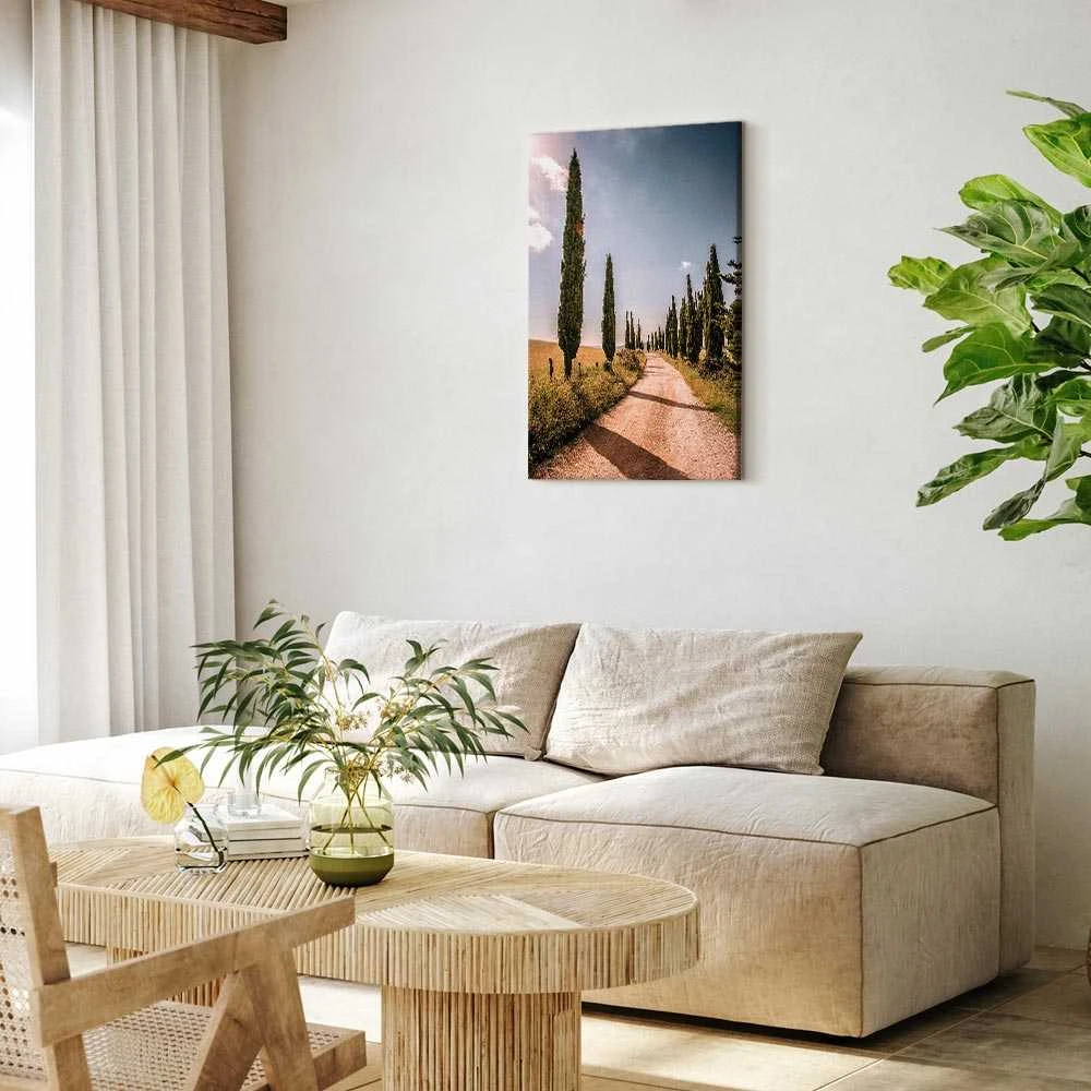 Artgeist Paveikslas - Italian cypresses (1 Part) Vertical