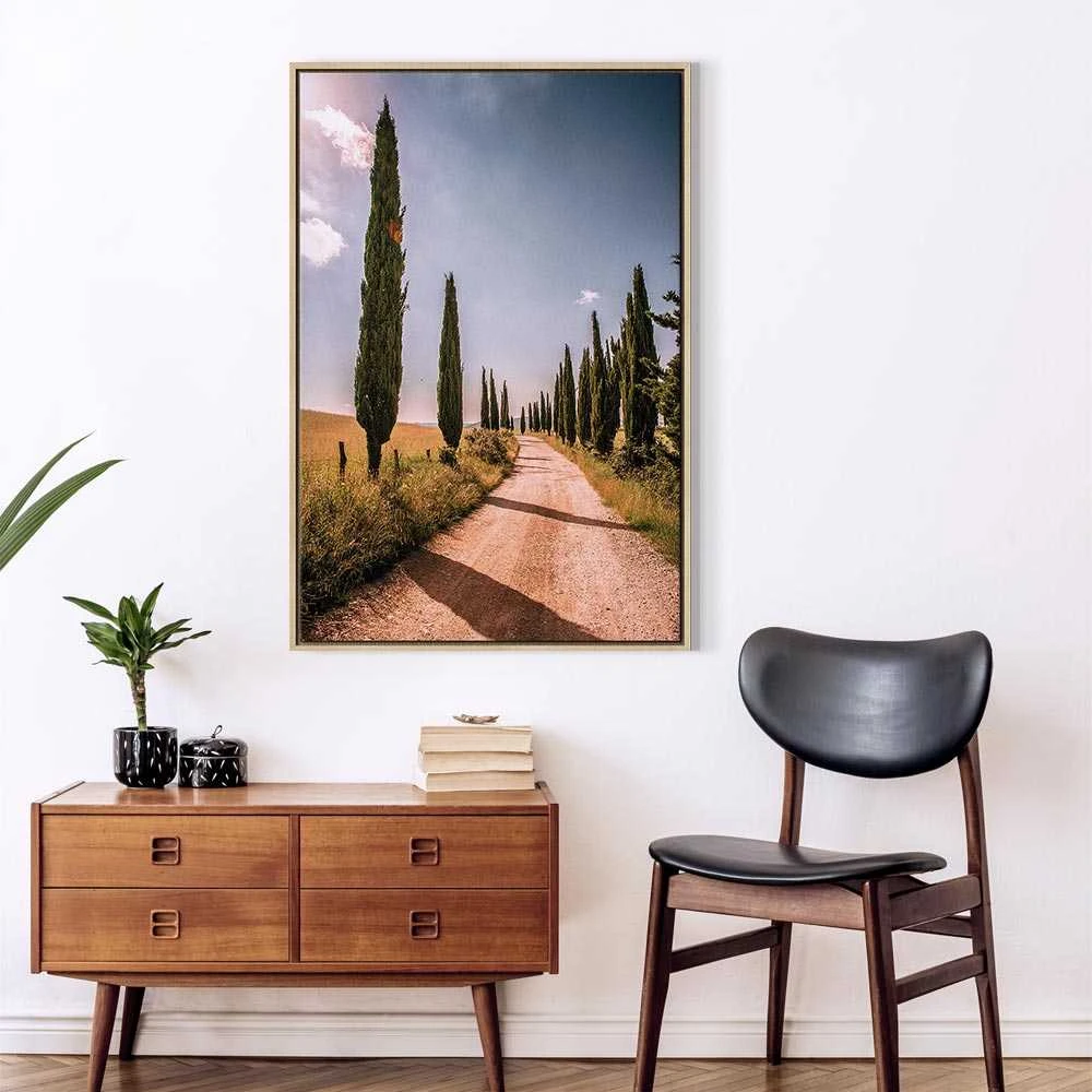 Artgeist Paveikslas - Italian cypresses (1 Part) Vertical