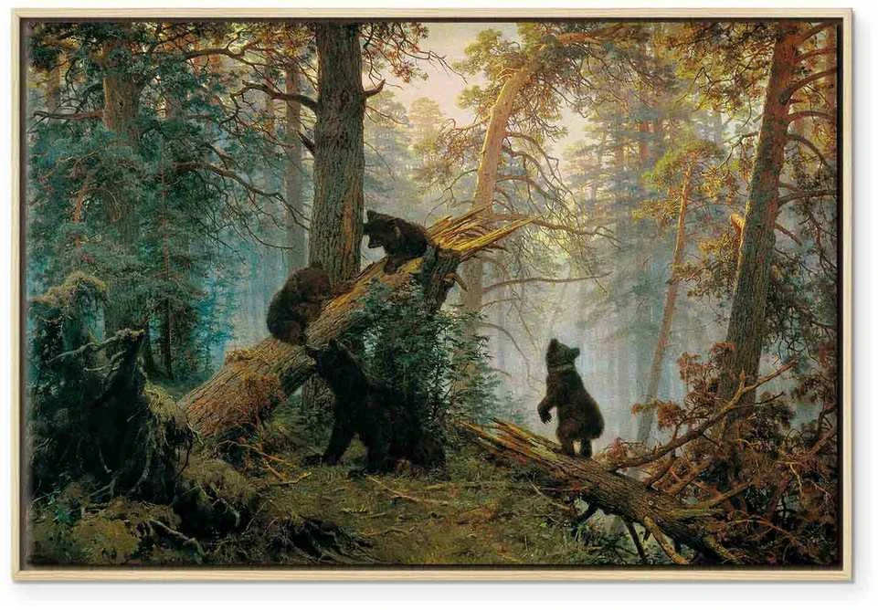 Artgeist Paveikslas - Ivan Shishkin – Morning in a Pine Forest