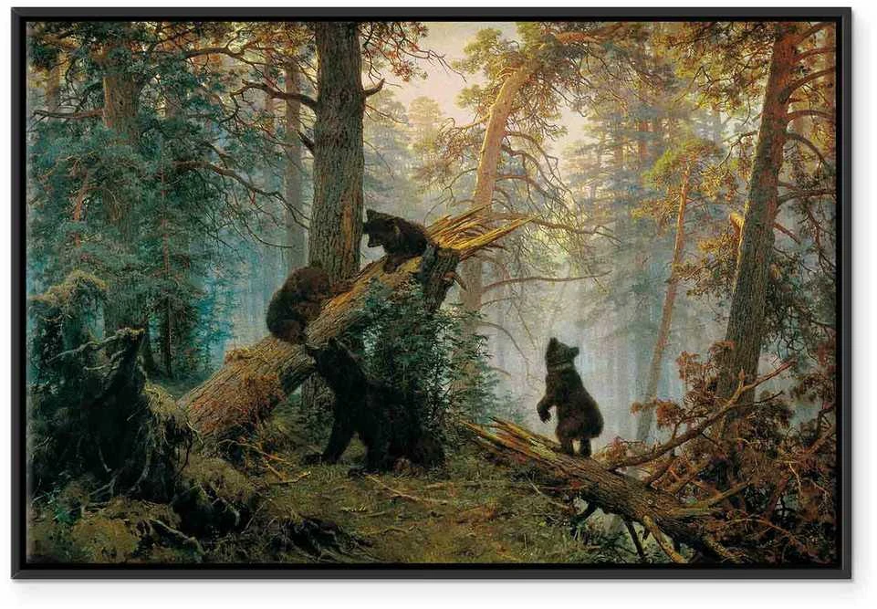 Artgeist Paveikslas - Ivan Shishkin – Morning in a Pine Forest