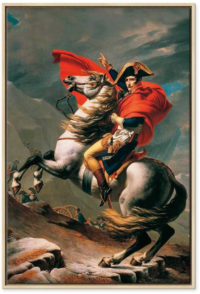 Artgeist Paveikslas - Jacques-Louis David – Napoleon Crossing the Alps