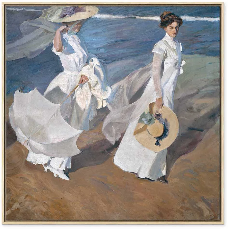 Artgeist Paveikslas - Joaquín Sorolla y Bastida – Strolling along the Seashore