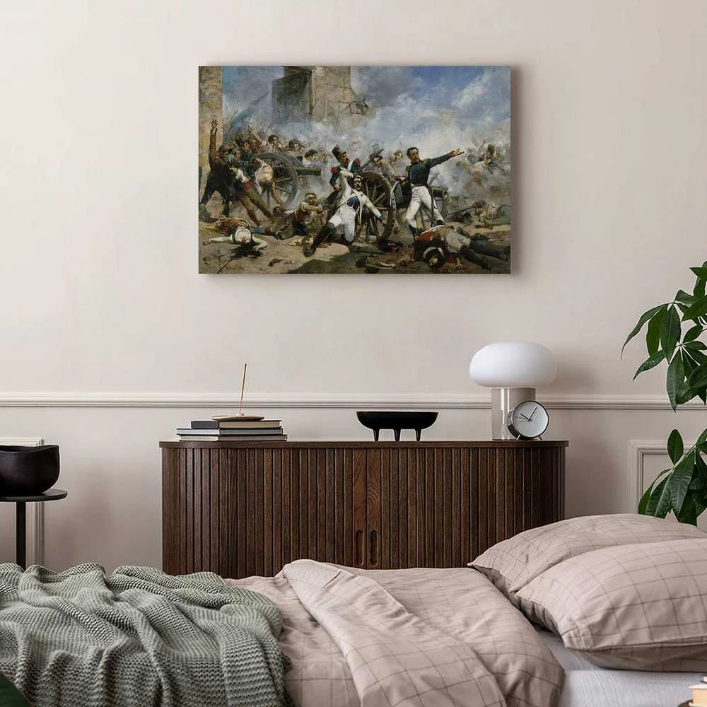 Artgeist Paveikslas - Joaquín Sorolla y Bastida – The death of Pedro Velarde y Santillán during the defence of the Monteleon Artillery Barracks