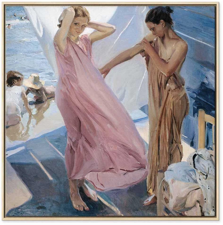 Artgeist Paveikslas - Joaquín Sorolla y Bastida – After Bathing, Valencia