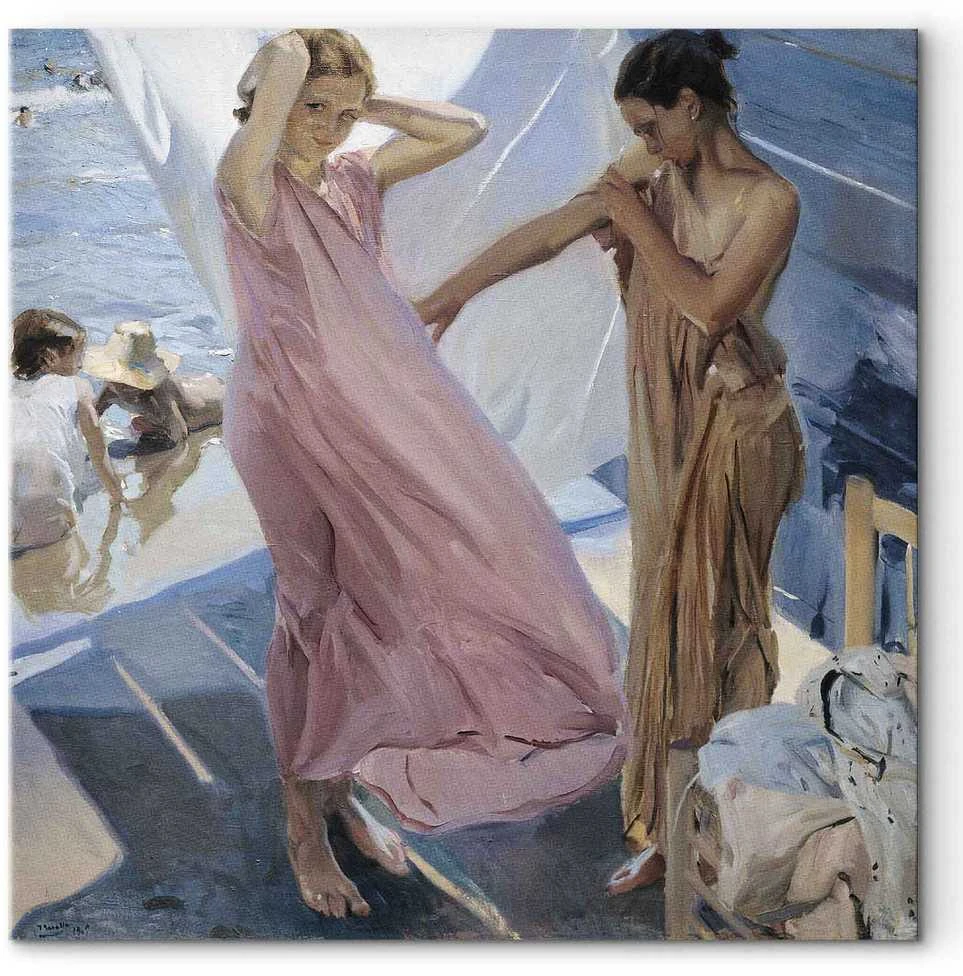 Artgeist Paveikslas - Joaquín Sorolla y Bastida – After Bathing, Valencia