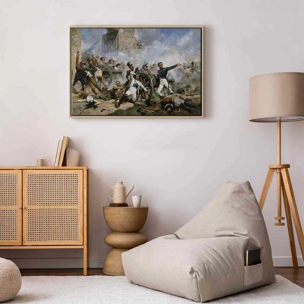 Artgeist Paveikslas - Joaquín Sorolla y Bastida – The death of Pedro Velarde y Santillán during the defence of the Monteleon Artillery Barracks