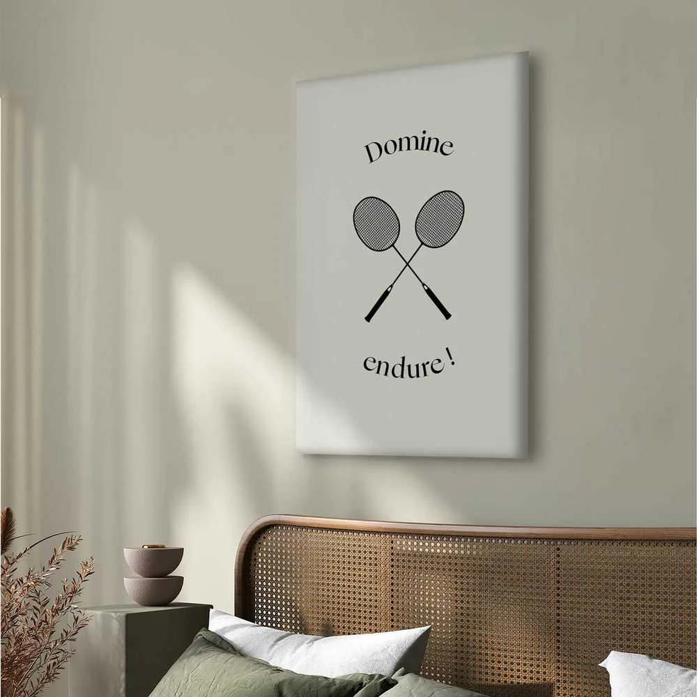 Artgeist Paveikslas - Juodas Badminton Rackets