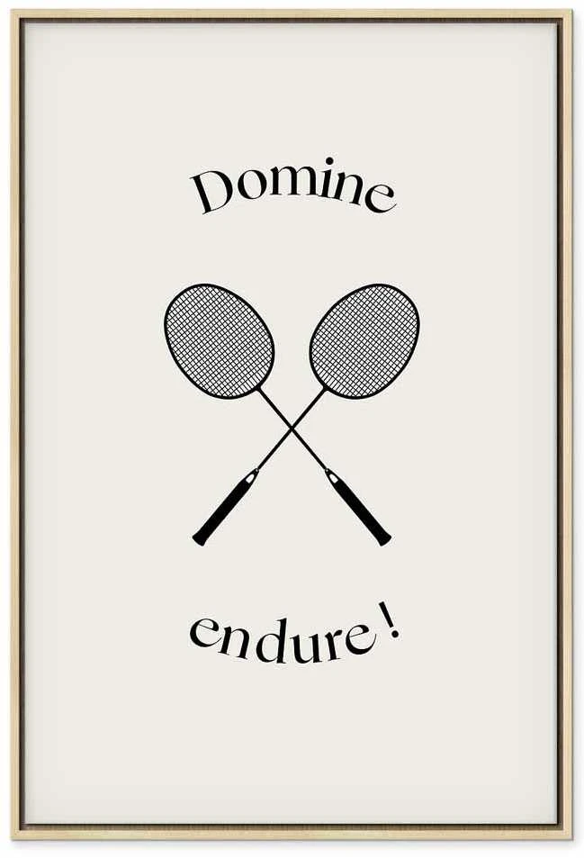 Artgeist Paveikslas - Juodas Badminton Rackets
