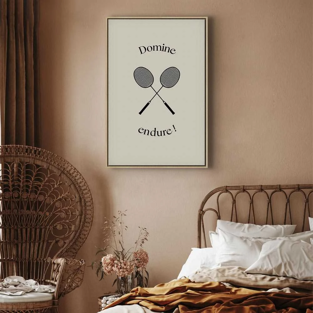 Artgeist Paveikslas - Juodas Badminton Rackets