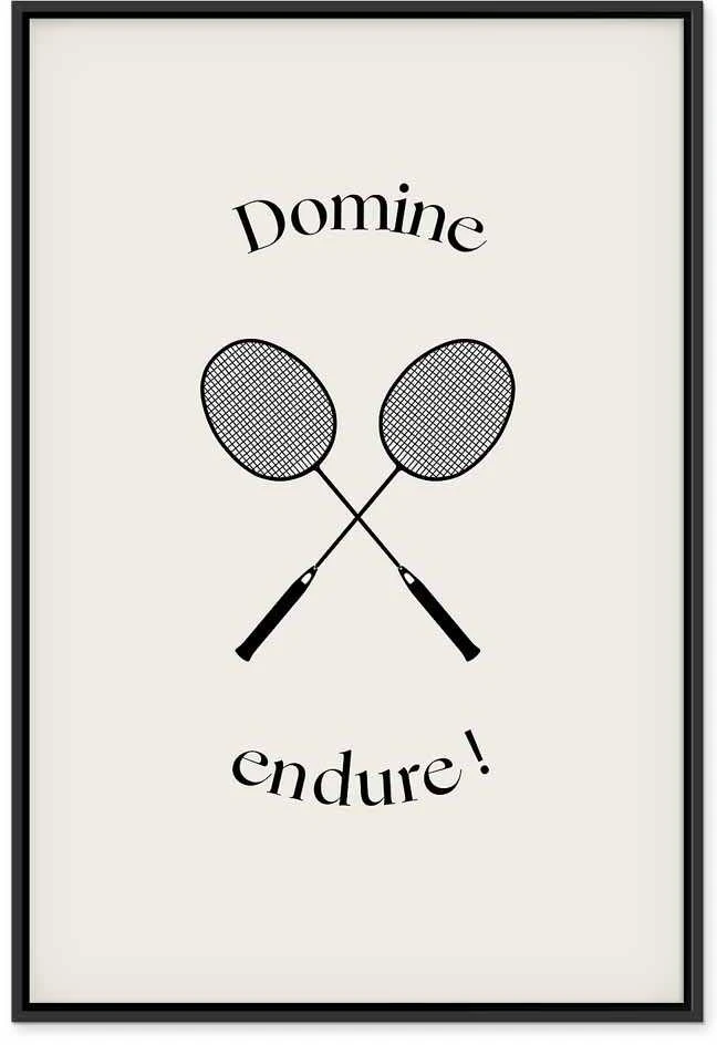 Artgeist Paveikslas - Juodas Badminton Rackets