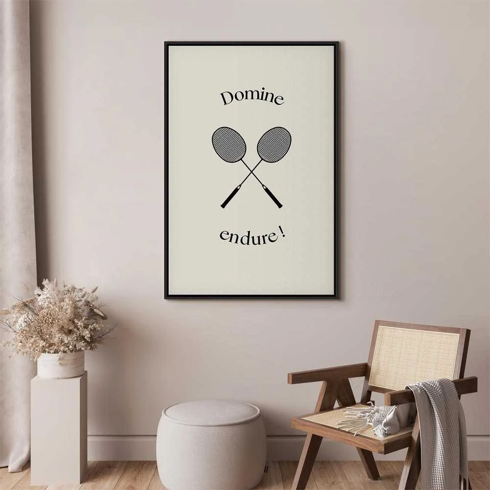 Artgeist Paveikslas - Juodas Badminton Rackets