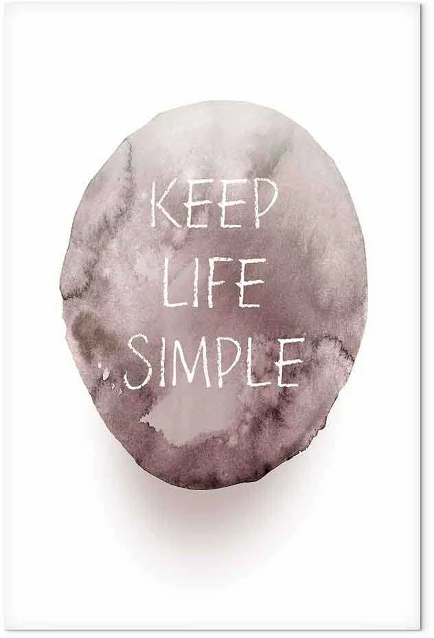 Artgeist Paveikslas - Keep Life Simple (1 Part) Vertical