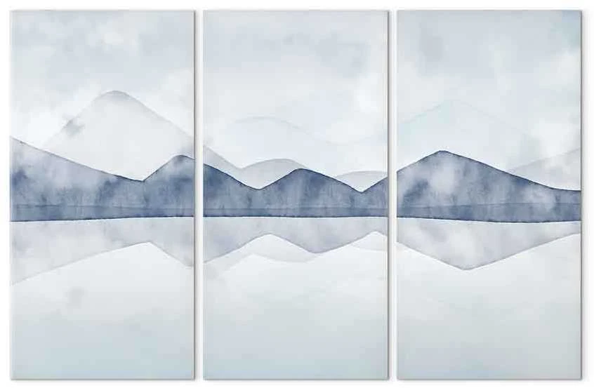 Artgeist Paveikslas - Lake in the Mountains (3 Parts)