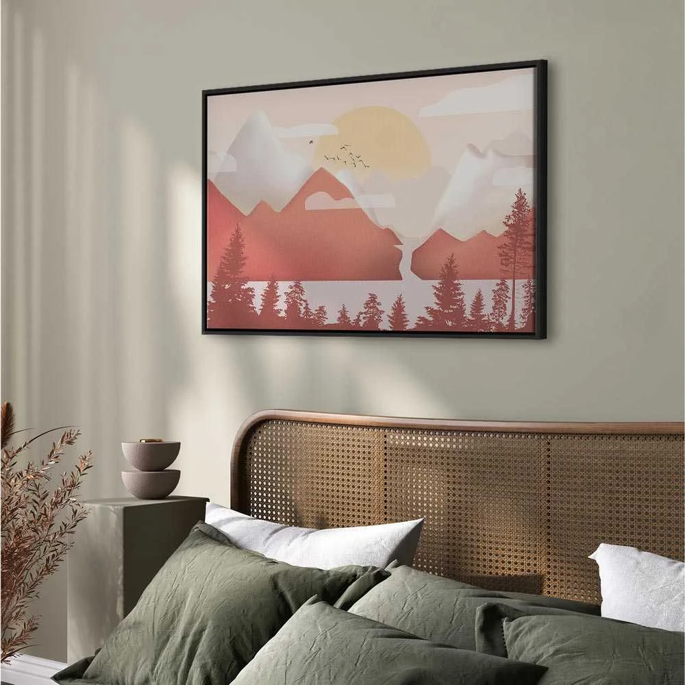 Artgeist Paveikslas - Landscape at Sunset (1 Part) Wide