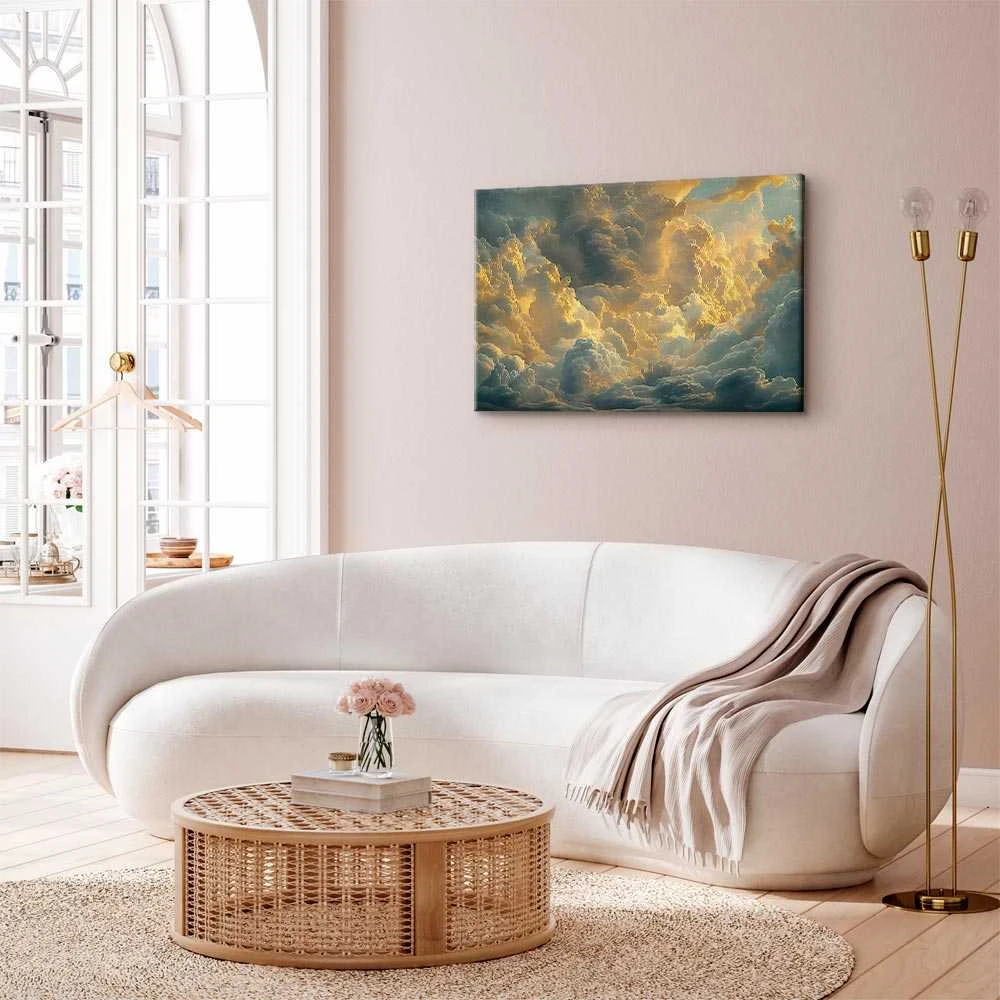 Artgeist Paveikslas - Last Breath of the Day: Clouds Illuminated by Evening Glow