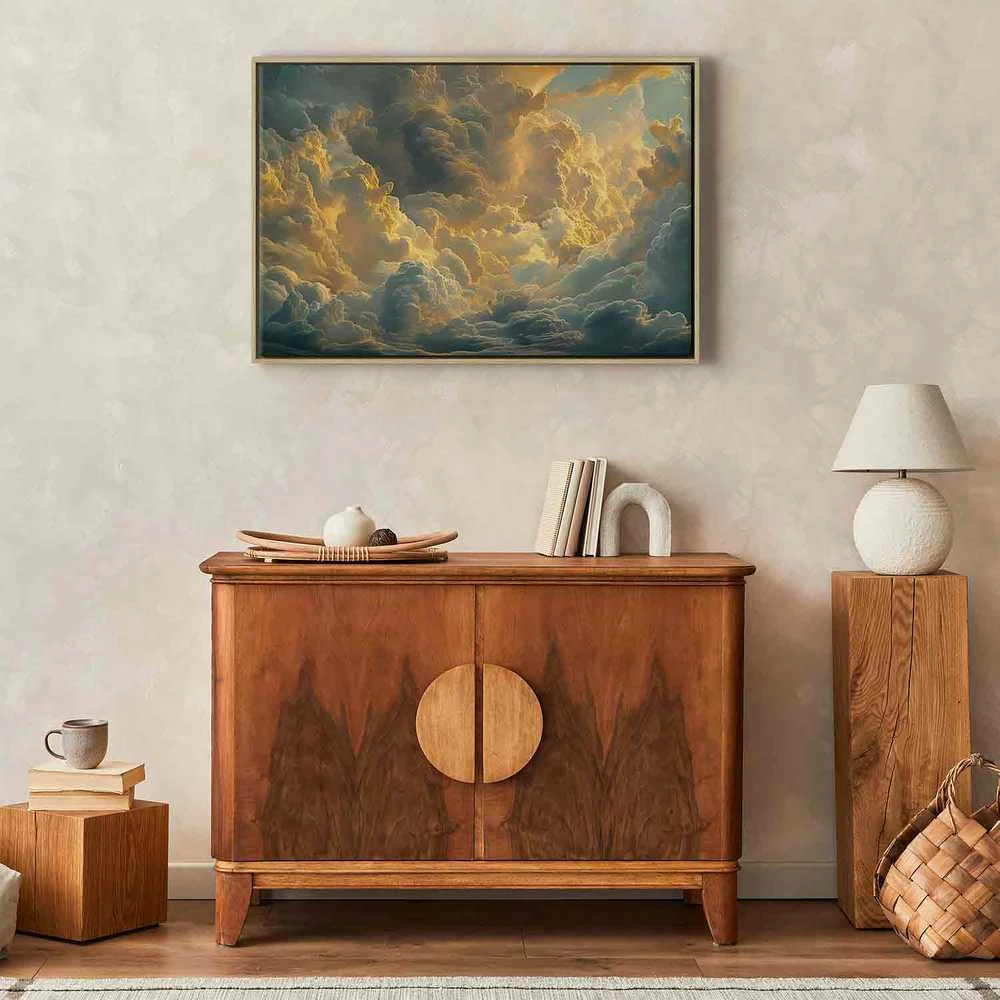 Artgeist Paveikslas - Last Breath of the Day: Clouds Illuminated by Evening Glow