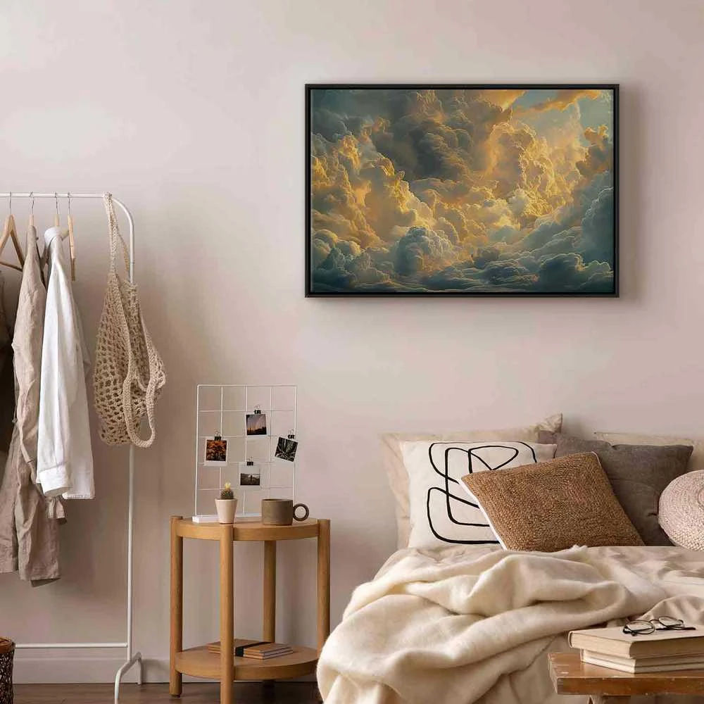 Artgeist Paveikslas - Last Breath of the Day: Clouds Illuminated by Evening Glow