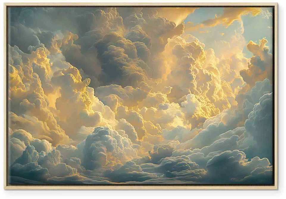 Artgeist Paveikslas - Last Breath of the Day: Clouds Illuminated by Evening Glow