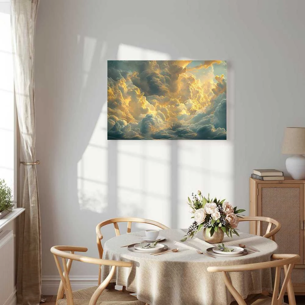 Artgeist Paveikslas - Last Breath of the Day: Clouds Illuminated by Evening Glow