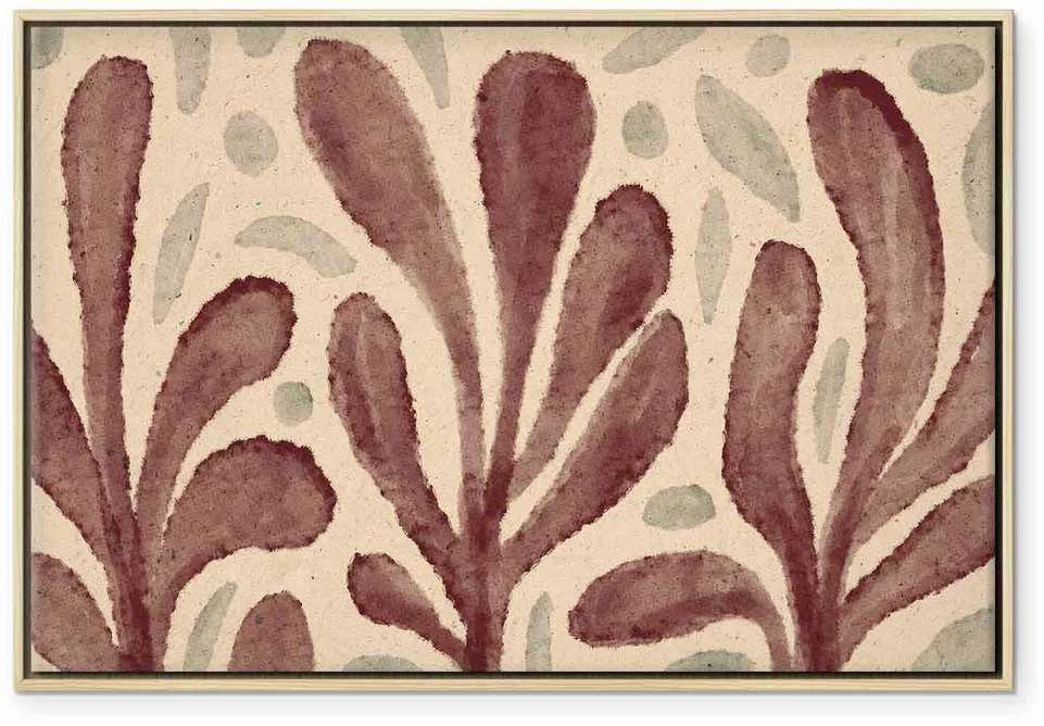 Artgeist Paveikslas - Leaves and spots – large vibrant shapes inspired by Matisse