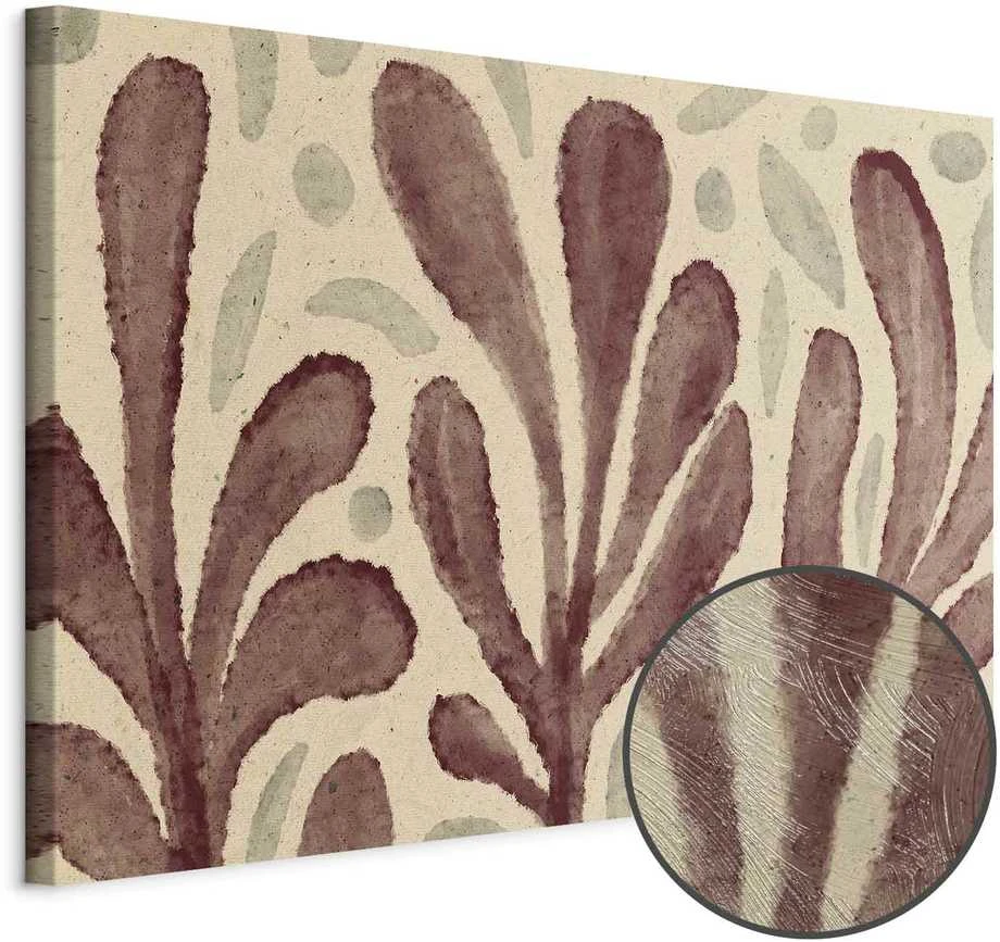 Artgeist Paveikslas - Leaves and spots – large vibrant shapes inspired by Matisse