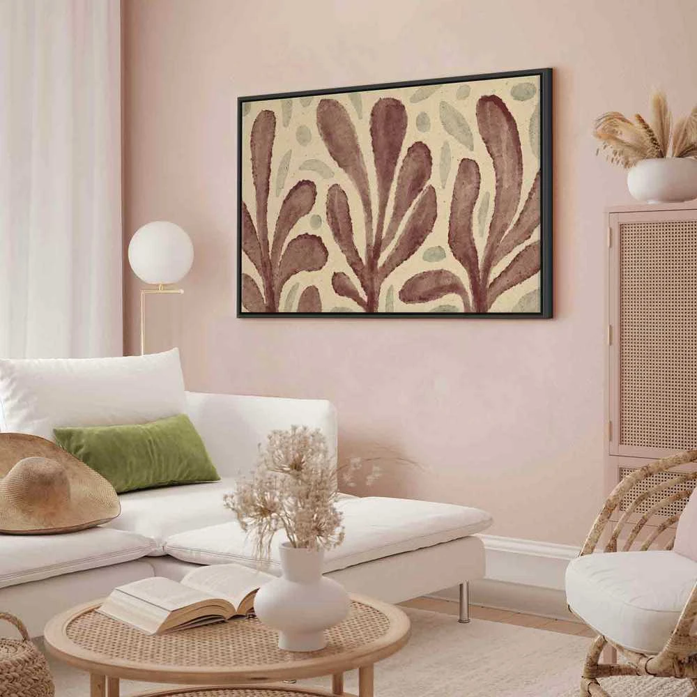 Artgeist Paveikslas - Leaves and spots – large vibrant shapes inspired by Matisse