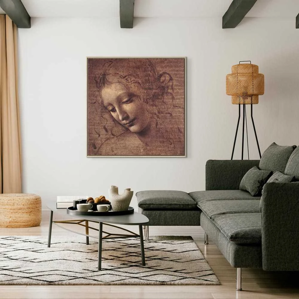 Artgeist Paveikslas - Leonardo da Vinci – Head of a Young Woman (Leda)