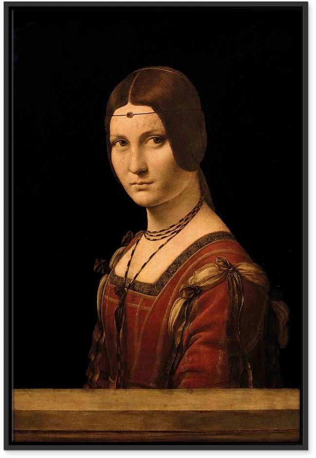Artgeist Paveikslas - Leonardo da Vinci – Beautiful Ferronière