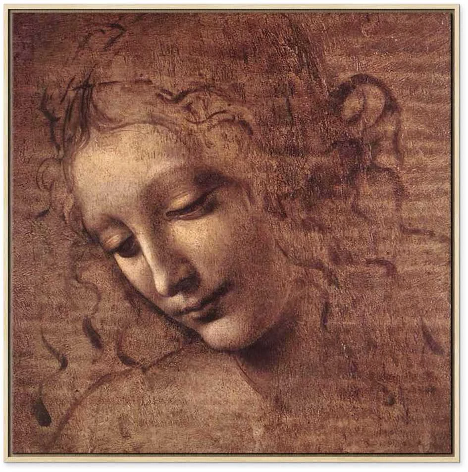 Artgeist Paveikslas - Leonardo da Vinci – Head of a Young Woman (Leda)