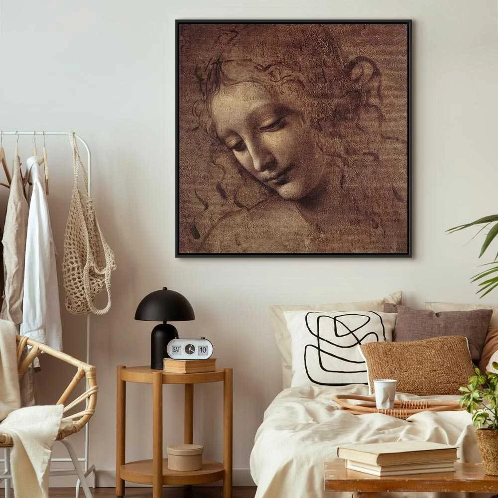 Artgeist Paveikslas - Leonardo da Vinci – Head of a Young Woman (Leda)