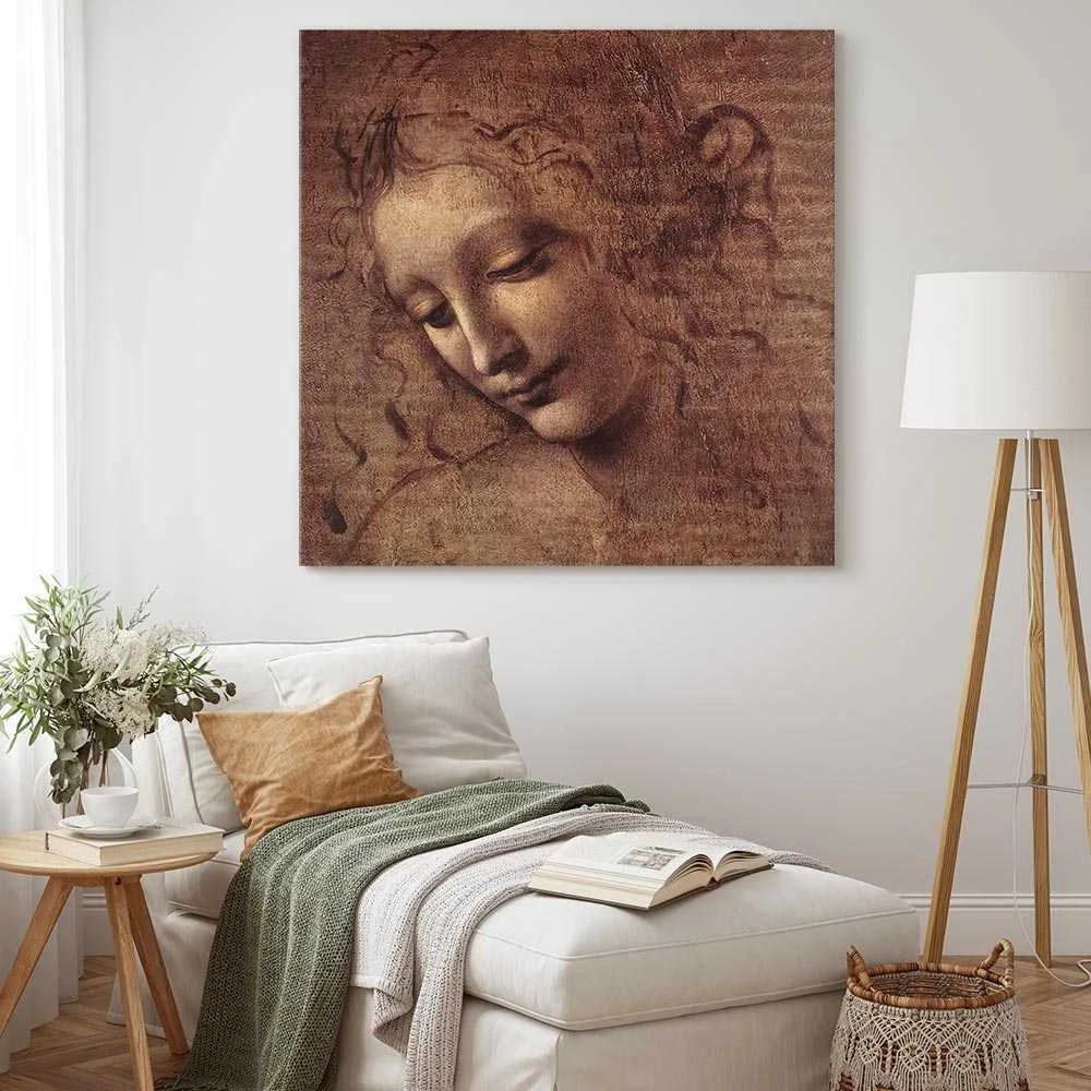 Artgeist Paveikslas - Leonardo da Vinci – Head of a Young Woman (Leda)