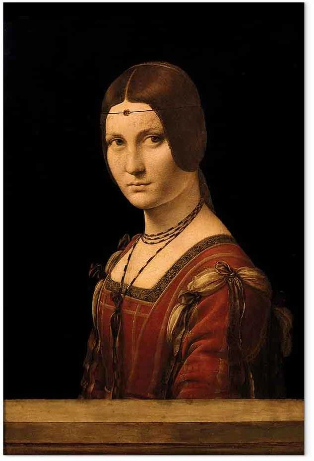 Artgeist Paveikslas - Leonardo da Vinci – Beautiful Ferronière