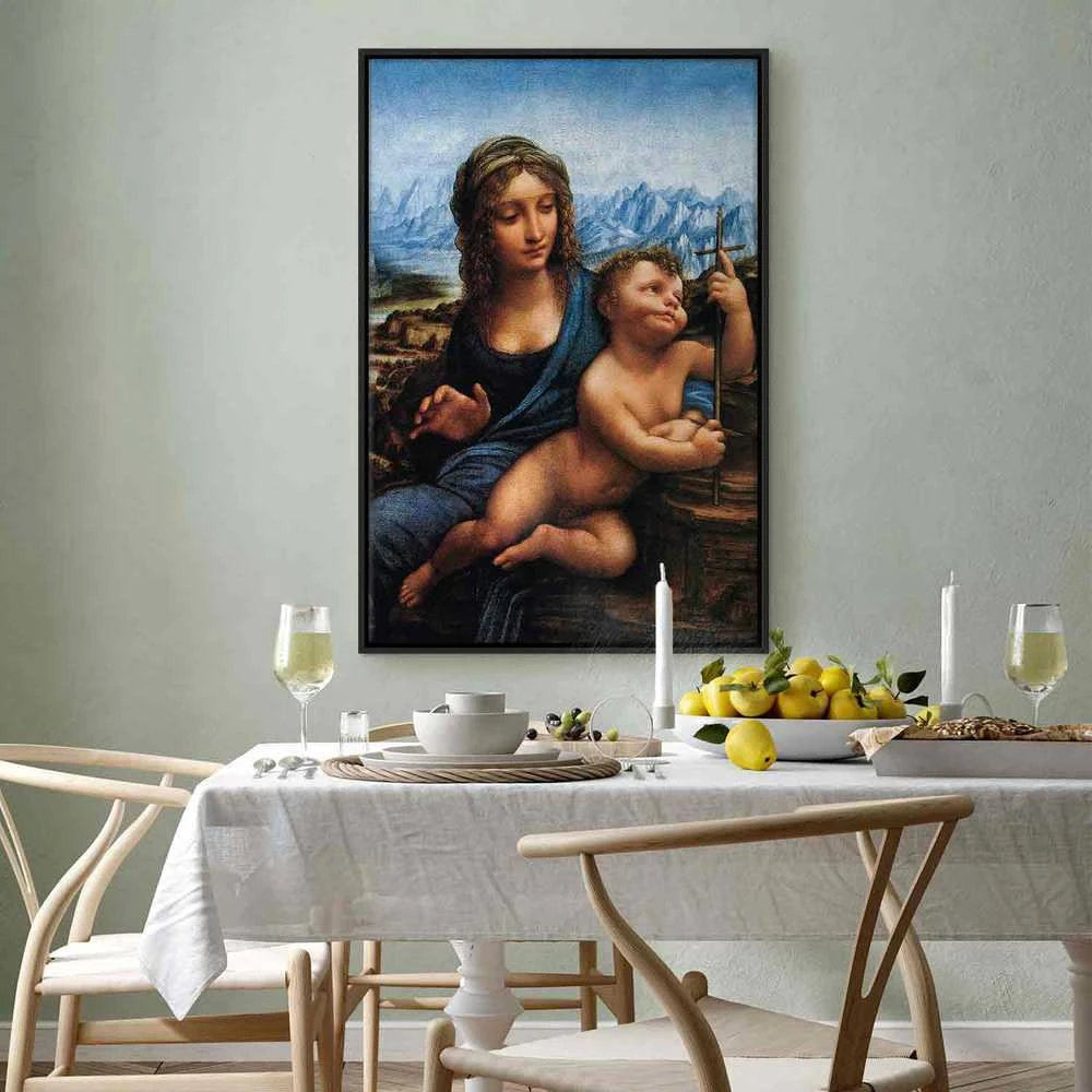 Artgeist Paveikslas - Leonardo da Vinci – Madonna With a Distaff