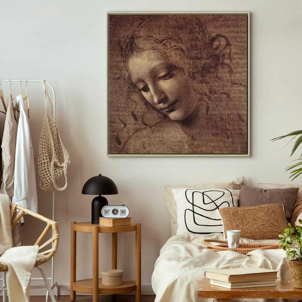Artgeist Paveikslas - Leonardo da Vinci – Head of a Young Woman (Leda)