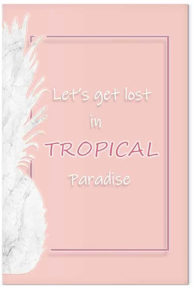 Artgeist Paveikslas - Let's Get Lost in Tropical Paradise (1 Part) Vertical