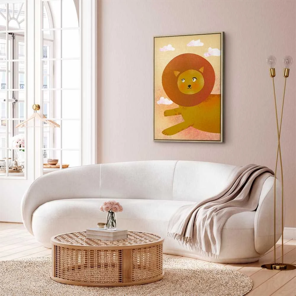 Artgeist Paveikslas - Lion's Fun (1 Part) Vertical