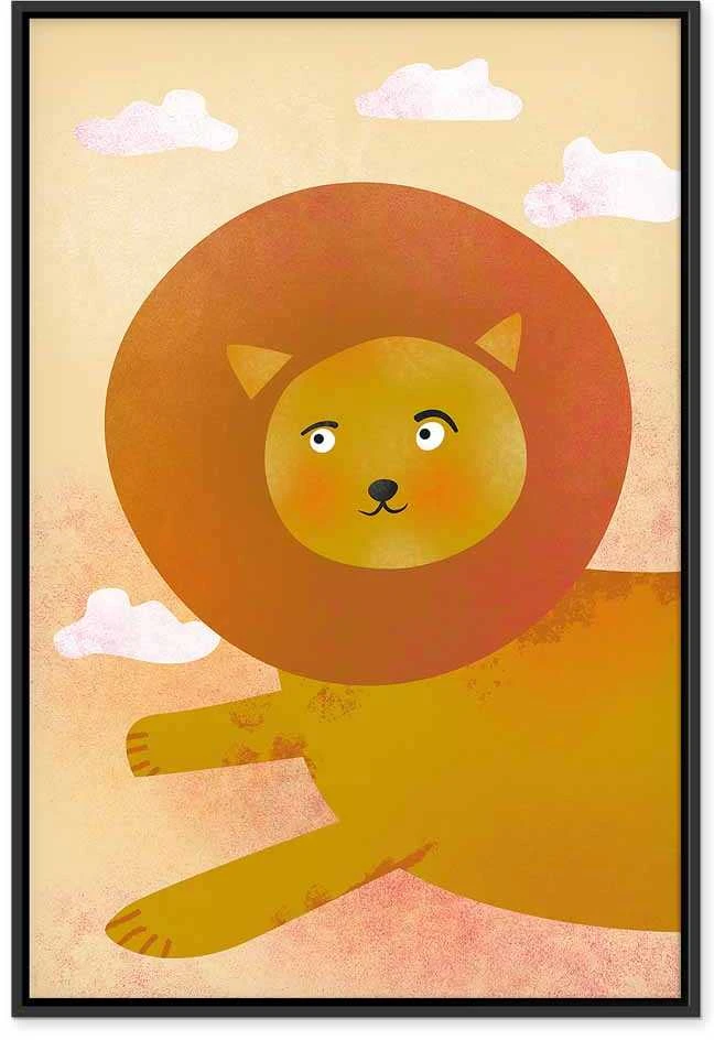 Artgeist Paveikslas - Lion's Fun (1 Part) Vertical